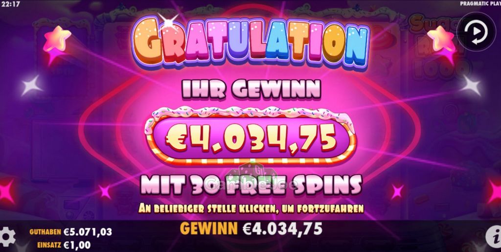 Sugar Rush 1000 Argentina 2025 - ¡Gana hasta 25.000 x!